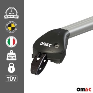 Mini Countryman Roof Rack - Omac - Stark Raised - Silver - '17-'24
